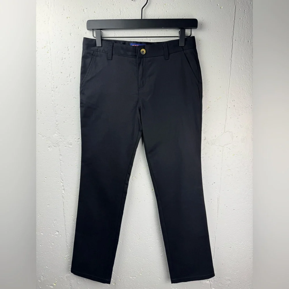 French Toast Boys School Uniform Straight‎ Fit Stretch Twill Pant Black Size 14